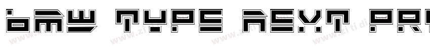 bmw type next pro字体转换